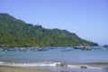 View of the beach on the Tulungagung-Trenggalek Southern Cross Route (JLS) Royalty Free Stock Photo