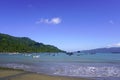 View of the beach on the Tulungagung-Trenggalek Southern Cross Route (JLS) Royalty Free Stock Photo