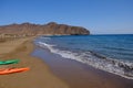 Beach  Gran Tarajal on Fuerteventura, Spain Royalty Free Stock Photo