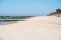 The view of the beach of Zempin Royalty Free Stock Photo