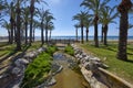 View of the beaches, Torremolinos, Costa Del Sol Royalty Free Stock Photo