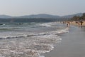 View of the beachscape in Goa