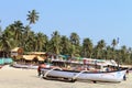 View of the beachscape in Goa