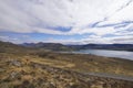 The view from the Bealach Na Ba mountain pass in the Scottish highlands