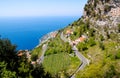 View of beautiful Amalfi Coast