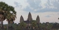 View of the beautiful Angkor Wat temple