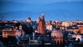 View of the beautiful architecture of Rome, Italy. Royalty Free Stock Photo