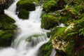 View of a beautiful autumn creek near Bohinj Royalty Free Stock Photo