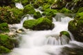 View of a beautiful autumn creek near Bohinj Royalty Free Stock Photo