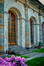 View of beautiful Ball Game Hall and the Royal Garden, Prague - Czech Republic Royalty Free Stock Photo