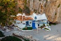 View of beautiful beach in Nerja, Andalusia, Spain Royalty Free Stock Photo