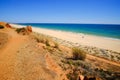 View on the beautiful beach Praia da Rocha Baixinha Nascente in Algarve, Portugal Royalty Free Stock Photo