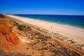 View on the beautiful beach Praia da Rocha Baixinha Nascente in Algarve, Portugal Royalty Free Stock Photo