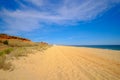 View on the beautiful beach the Praia da Rocha Baixinha Nascente. Region Faro, Algarve, Portugal Royalty Free Stock Photo