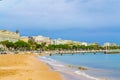 View of beautiful Cannes waterfront French Riviera