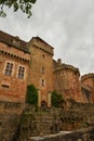 View of medieval castle Castelnau-Bretenoux in France Royalty Free Stock Photo