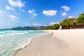 View of beautiful Chaweng beach on Koh Samui (Samui Island), Thailand Royalty Free Stock Photo