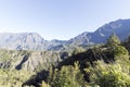 View of beautiful cirque landscape