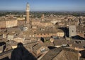 Siena, historical Center. natural landscape. Italy.