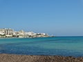 View of the beautiful coastline in Otranto, Southern Italy