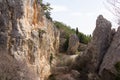 Huge stone mountain. Rock background. Rocky mountains