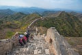 The beautiful great wall of China Royalty Free Stock Photo