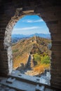 The beautiful great wall of China Royalty Free Stock Photo