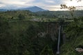 Sipiso Piso waterfall in North Sumatra, Indonesia Royalty Free Stock Photo