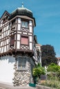 View of beautiful historical houses in swiss town Arbon Royalty Free Stock Photo