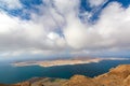 View on beautiful island Graciosa near Lanzarote,