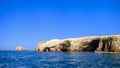 View of Islas Ballestas in Peru Royalty Free Stock Photo