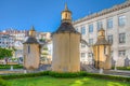 View of beautiful Jardim da Manga at Coimbra, Portugal Royalty Free Stock Photo