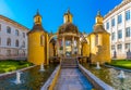 View of beautiful Jardim da Manga at Coimbra, Portugal Royalty Free Stock Photo