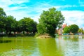 View of beautiful Kingsnorth Gardens Folkestone Kent Royalty Free Stock Photo