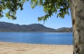 View of Beautiful Lake Perris State Recreation Area, California Royalty Free Stock Photo