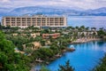 View of beautiful Limni village on Corfu Island, Greece