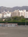 View of the beautiful Mount Uhud in Medin Royalty Free Stock Photo