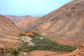 Fuerteventura mountain scenery Royalty Free Stock Photo