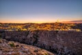 View of the beautiful old town of Matera Royalty Free Stock Photo