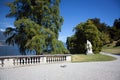 View of beautiful park of Villa Melzi