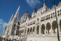 A view of beautiful parliament building in Budapest, Hungary