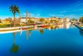 View of a beautiful Portuguese town of Aveiro, Portugal Royalty Free Stock Photo