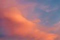 View of the beautiful sunset sky Royalty Free Stock Photo