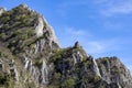 View of beautiful tourist attraction, lake at Matka Canyon in the Skopje surroundings. Macedonia Royalty Free Stock Photo