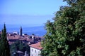 View on a beautiful italian medieval town