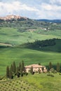 View of the beautiful Tuscan countryside