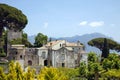 View of beautiful Villa Rufolo in Ravello