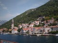 View on beautifull nature and landscapes Montenegro, Montenegro seashore, Bay of Kotor