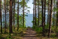 View of beautifull see landscape in Saaremaa, Estonia.