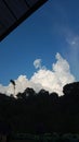 View beautifull sky in bandung jabar